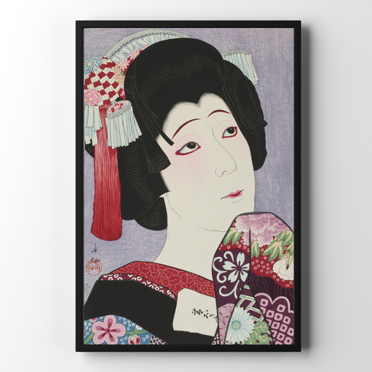 Nakamura Fukusuke as Ohan - Modern Japanese Art